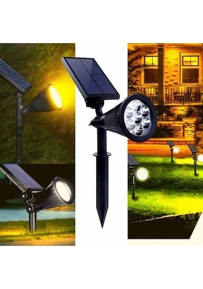 Tedar Solar 7w Kazıklı Bahçe Armatürü Rgb Mz-301a Najmaddin