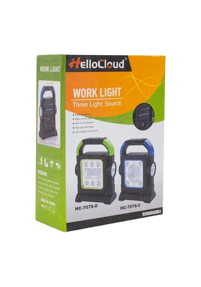 Hc-7078-c 3 Çalışma Modlu Cob Ledli Solar Taşınabilir Şarjlı Solar Lamba Lisinya Çok Renkli