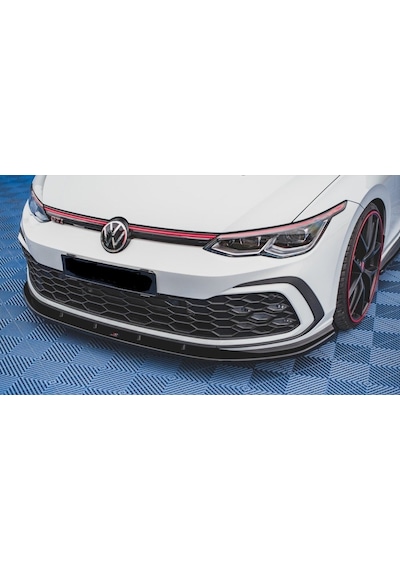 Vw Golf 8 Ön Lip Parlak Siyah Gti Tampon İçin, Piano Black, 2020 2021 2022