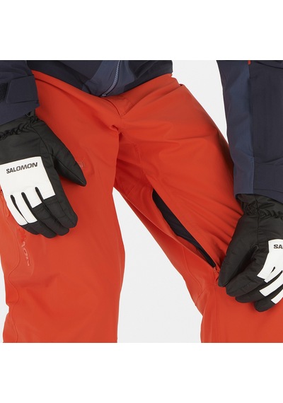 Salomon Salomon Brilliant Suspender Erkek Kayak Pantolonu 27427 Kırmızı