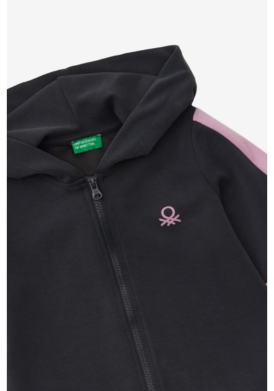United Colors Of Benetton Kız Çocuk Sweatshirt Bnt-g20870 Antrasit