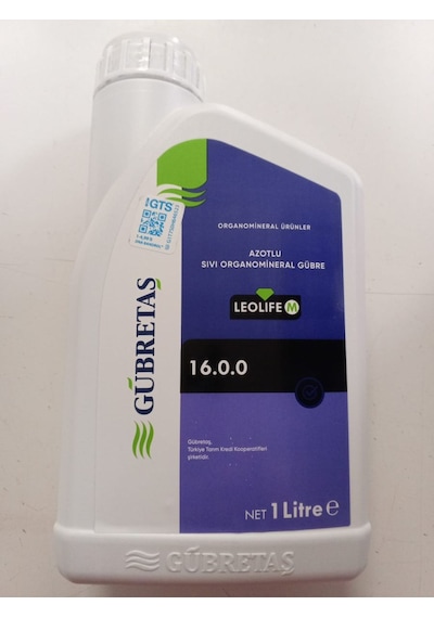 Gübretaş Leolife-m 16.0.0 - 1 Lt, Sıvı Organomineral Gübre