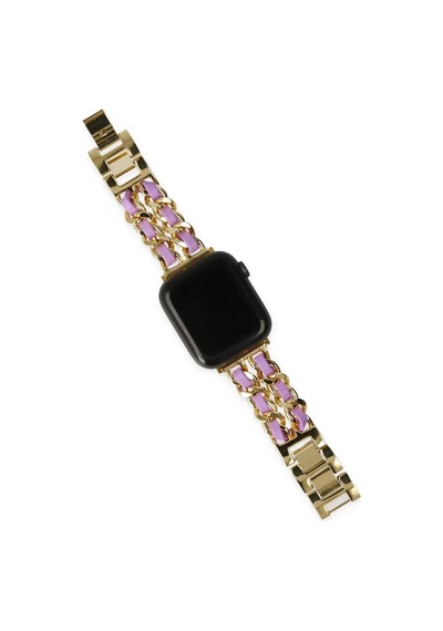 Newface Watch 22mm Kr405 Metal Bakla Kordon - Lila Diğer
