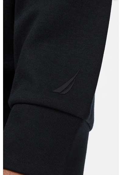 Nautica Erkek Siyah Classic Fit Sweatshirt-11430 Siyah