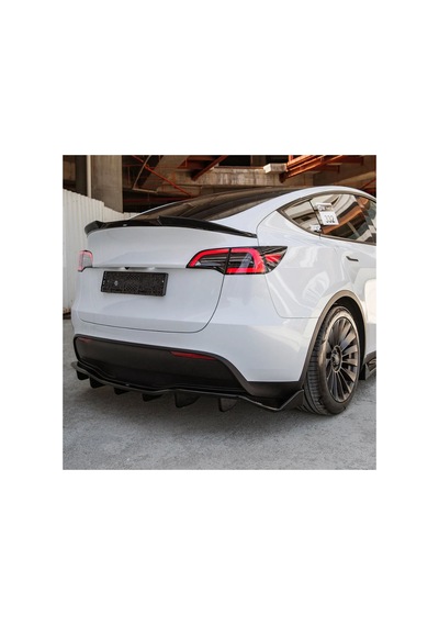 Tesla Model Y 2020-2025 Arka Difüzör Piano Black Difüzör Eki