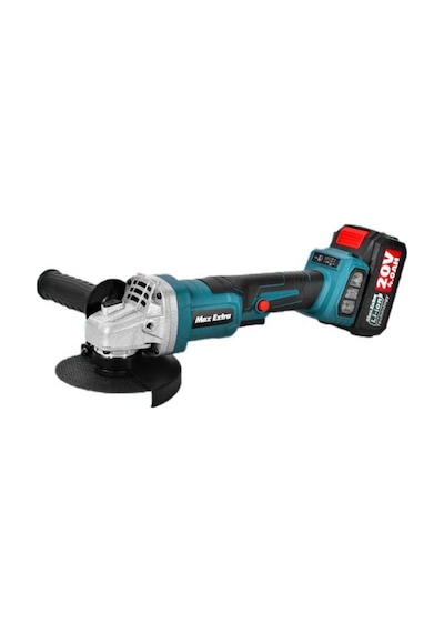 Max Extra MXP6890 115 MM 20 V 4 Ah. Çift Akü Devir Ayarlı-44751 Akülü Avuç Taşlama