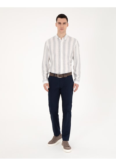 Pierre Cardin Erkek Lacivert Pantolon Kanvas-chino 50288510-vr033 Lacivert