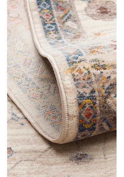 Hoom Rugs Petra 16 Krem Multy Makine Halısı Renkli
