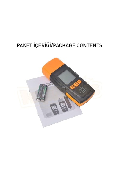 Gm610 Ahşap Kereste Nem Ölçer, Siyah Çok Renkli