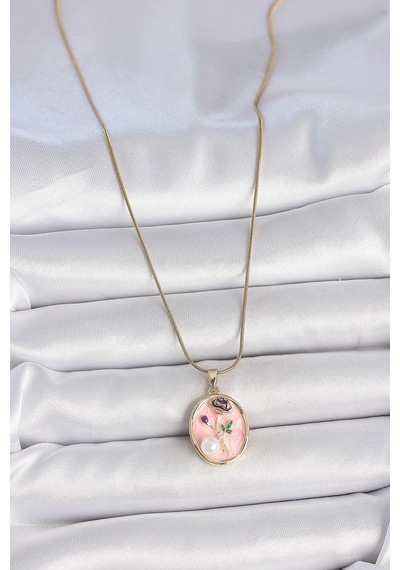 Mey İthalat 316l Çelik Gold Renk Zincir Pembe Çiçek İşlemeli İnci Detay Portre Model Kadın Kolye - Özel Seri Meyeb681b9551be23109dc00c9e26 altın Mey İthalat 316l Çelik Gold Renk Zincir Pembe Çiçek İşlemeli İnci Detay Portre Model Kadın Kolye - Özel Seri Meyeb681b9551be23109dc00c9e26 altın