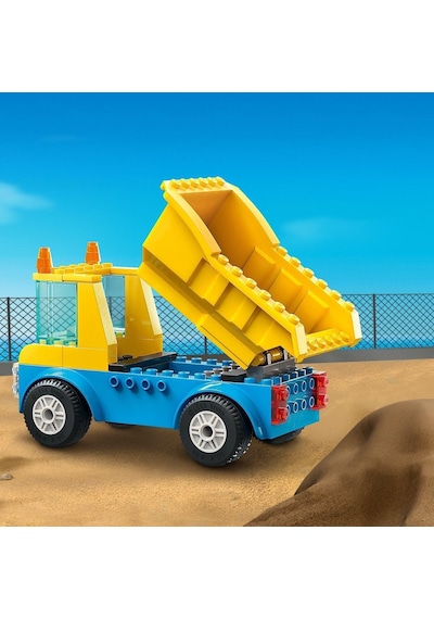 LEGO® City 60391 İnşaat Kamyonları ve Yıkım Gülleli Vinç 235 Parça