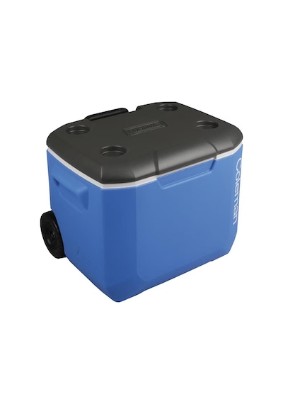Coleman Performance Tri Coler Wheeled 60 Qt Tekerlekli Soğutucu Buzluk 56 Lt Mavi