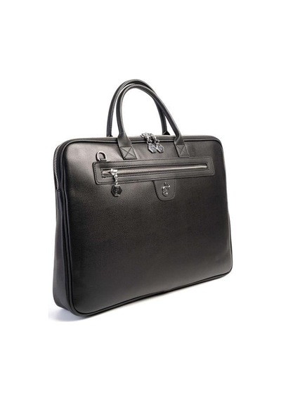 Silver & Polo Silver Polo Siyah - Siyah Düz Kadın Laptop Ve Evrak Çantası Sp1175
