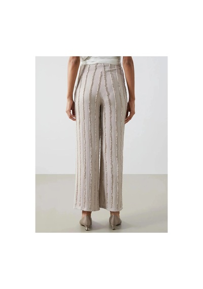 LC Waikiki Lcwaıkıkı Classic Bej Beli Lastikli Dokulu Geniş Paça Kadın Pantolon Lıght Grey LC Waikiki Lcwaıkıkı Classic Bej Beli Lastikli Dokulu Geniş Paça Kadın Pantolon Lıght Grey