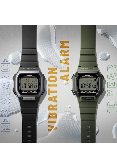 Casio W-738h-1bvdf Kol Saati Siyah