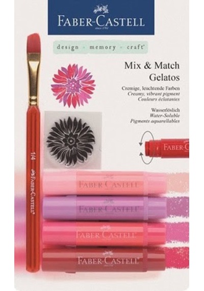 Faber Castell Gelatos Mum Boya Setler Kırmızı Tonlar