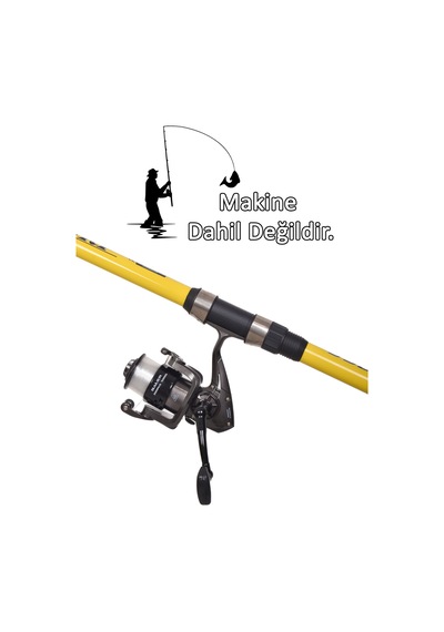 Malibu 390 Cm 100-200 Gr Karbon Surf Olta Kamışı Olta Sarı