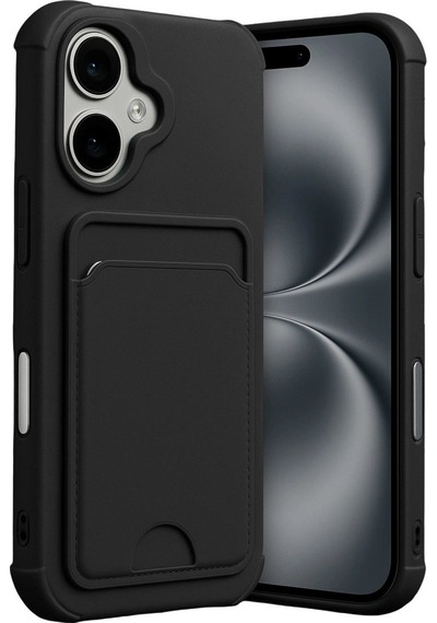Apple iPhone Uyumlu 17 Kelvin Kartvizitli Silikon - Siyah Diğer