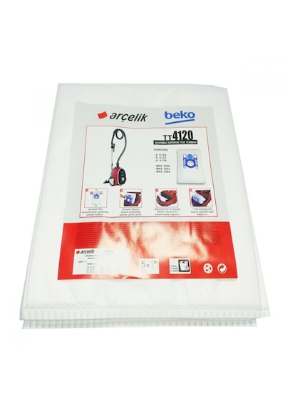 Arçelik S 6805 Uyumlu Sentetik Toz Torbası Üretici Etiketli Üretici Etiketli