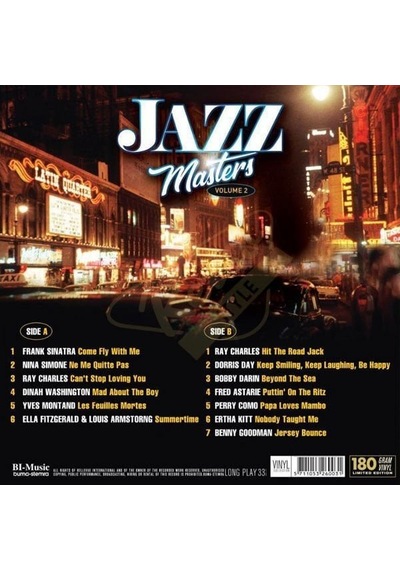 Çeşitli Sanatçılar Jazz Masters Vol 2 - Plak
