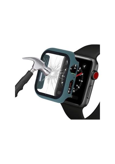 Apple Watch 2 3 4 5 6 Se Uyumlu Nike 44mm Kılıf Kasa Ve Ekran Koruyucu 360 Tam Koruma Kapak