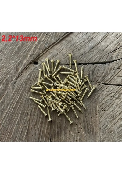 Dmr Sarı Mini Vida Menteşe Vidası Kutu Vidası 13mm 2,2 Mini Vida 100gr 13mm