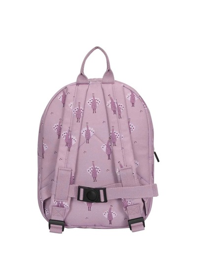 Trixie Print Mrs. Peacock Unisex Desenli Anaokul Sırt Çantası 97-144 Mor