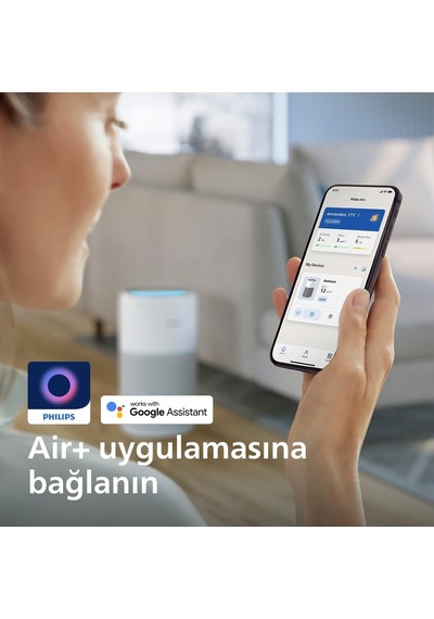 Ayrex Philips Hava Temizleyici 2200 Serisi, Hepa Nanoprotect + Aktif Karbon Filtre, 109m² İçin Cadr 420m³/s, Cilt Has Diğer