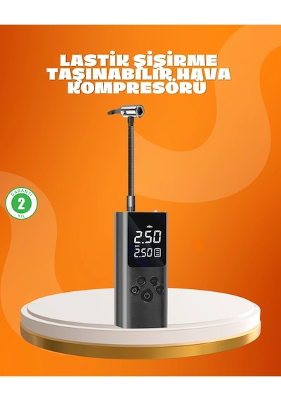 Mey İthalat Çoklu Valf Adaptörlü Dijital Hava Pompası