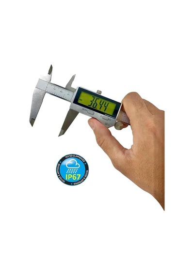 200mm Su Geçirmez Dijital Kumpas Geniş Ekran 2610-8110