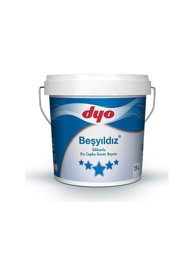 Dyo Beşyıldız Silikonlu Dış Cephe Boyası 15 Lt Diğer