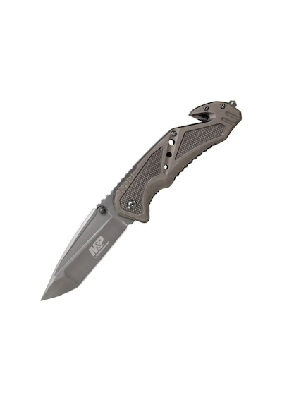 Smith Wesson M&p Tanto Grey Survivor Rescue Knife Carbon Taktik Kamp Çakı Swmp11gcp Siyah