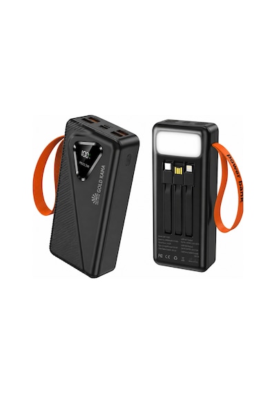 Gk-y433 30000 Mah Powerbank 22.5w Hızlı Şarj Dijital Ekranlı Led Işıklı Dahili Kablolu Taşınabilir Şarj Cihazı Gri Siyah Gk-y433 30000 Mah Powerbank 22.5w Hızlı Şarj Dijital Ekranlı Led Işıklı Dahili Kablolu Taşınabilir Şarj Cihazı Gri Siyah