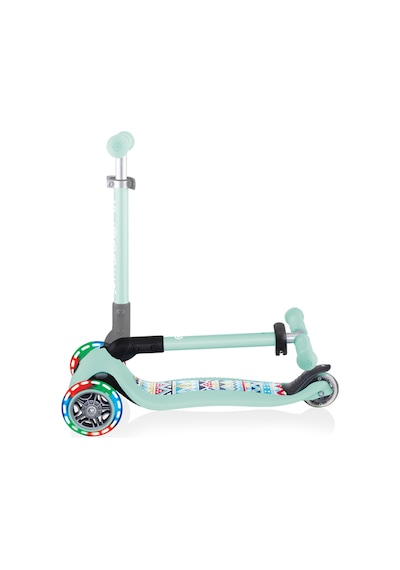 Globber Junior Fantasy Katlanabilir Işıklı Scooter - Mint Mint Yeşili