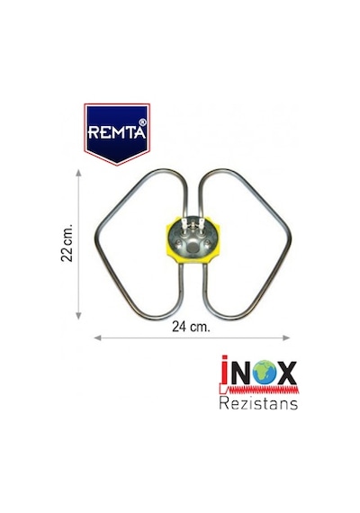 Remta-İmza Markalı Teknogrand Çay Kazanı Rezistansı 220V 2200W Remta-İmza Markalı Teknogrand Çay Kazanı Rezistansı 220V 2200W