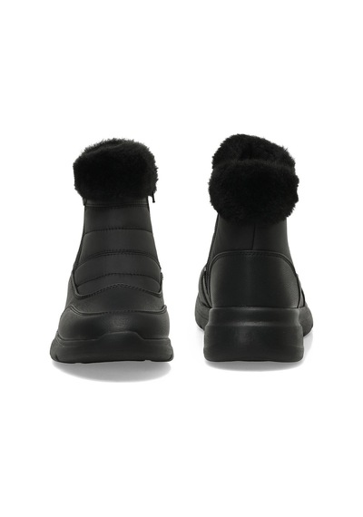 Travel Soft Trv2452 Fermuarlı Ve Kürklü Comfort Taban Bot Siyah