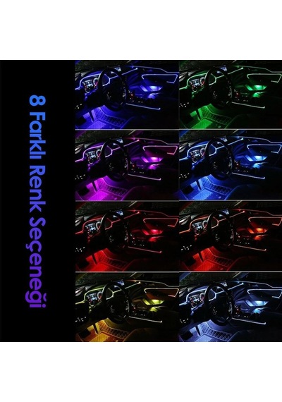 12 Ledli Ayak Altı Led Lamba Sese Ve Müziğe Duyarlı Led (505981720)