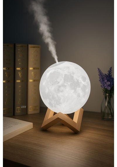Ay Hava Nemlendirici & Gece Lambası
