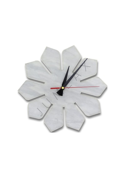 Jumeax London Carrara Mermer Duvar Saati Mermer