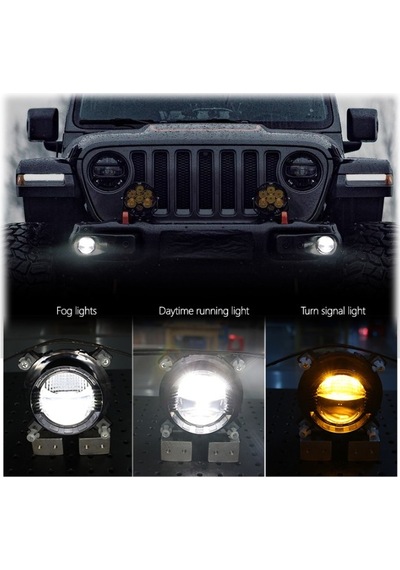 Çok Fonksiyonlu Led Sis Farı 3,5inç 1 Adet