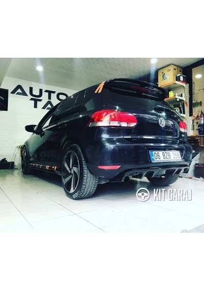 Volkswagen Golf 6 Rieger Boyalı Difüzör Plastik