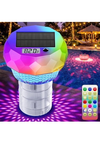 Greentech Water Güneş Enerjili Kumandalı Havuz Led Aydınlatma 1 Adet/gt-pl04