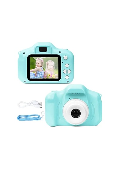 Mini Kamera Fotoğraf Makinesi Mavi Çok Renkli