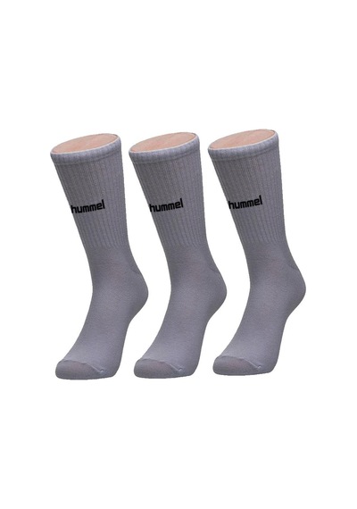 Hummel Maxı Antrenman Çorabı Gri 3 Lü Paket