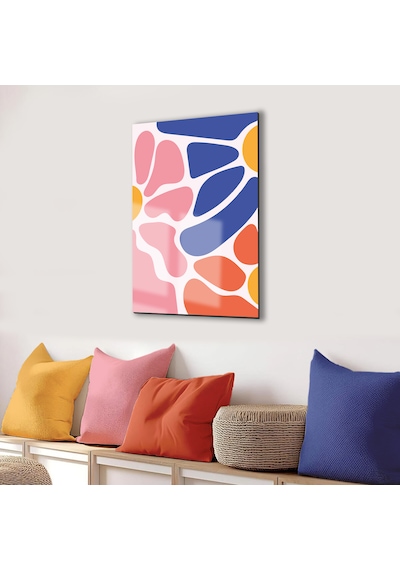 Tink Modern Dekoratif Tablo, Cam Görünümlü, Yapışkanlı, Kolay Montaj, Uv Baskılı Tt1015