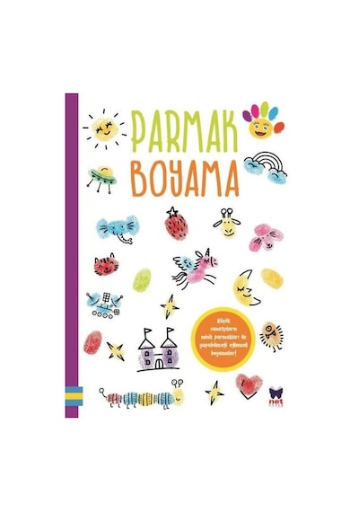 Parmak Boyama - Mor- Net Çocuk Yayınları