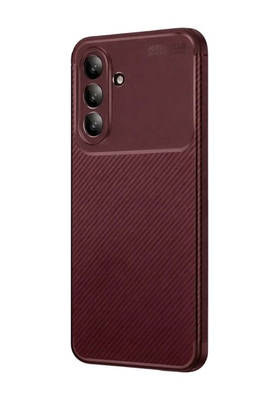 Galaxy A27 5g Auto Focus Karbon Kapak - Bordo