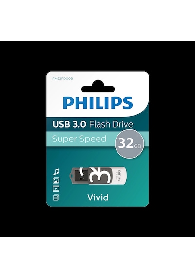 Phılıps Fm32fd00b, 32gb, Usb 3.0, Vivid, Gölge Grisi, Flash Disk
