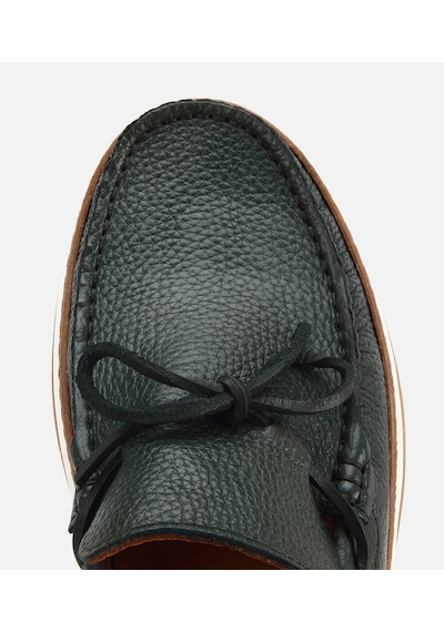 Hotiç Erkek Deri Haki Bağcık Detaylı Günlük Loafer 02ayh319390a860 02ayh319390a860
