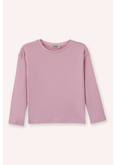 Panço Kız Çocuk Fuşya Pijama Takımı Pembe